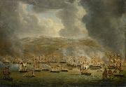 Gerardus Laurentius Keultjes The assault on Algiers by the allied Anglo-Dutch squadron oil painting artist
